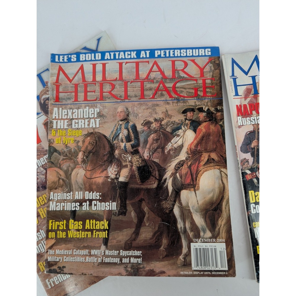 Vtg MILITARY HERITAGE Magazine Lot Civil War WWII Napoleon Gettysburg Stonewall - Picture 3 of 16